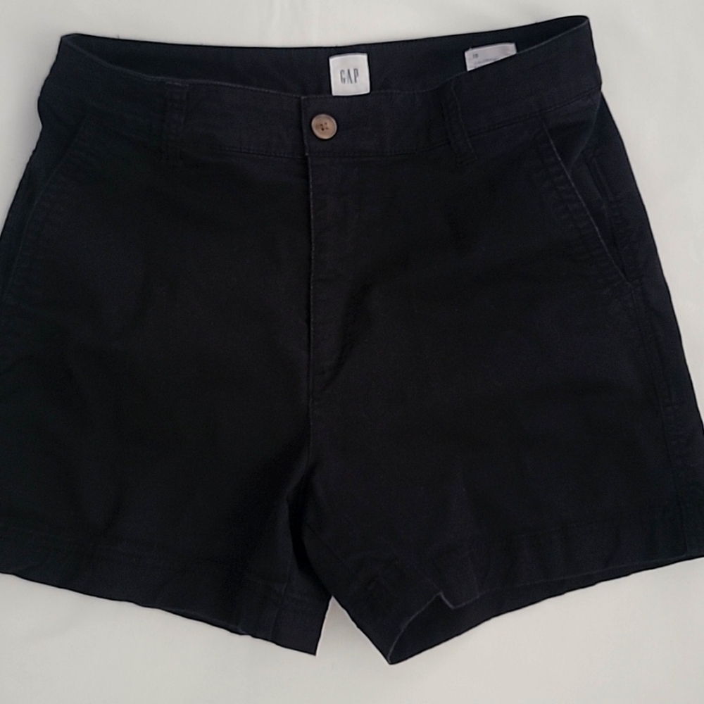 Womens Gap Shorts, Girlfriend Khaki style size 10 Black, New